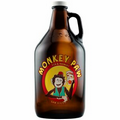 Custom Etched 64 Oz. Beer Growler Jug with Screw Top and 2 Color Fill